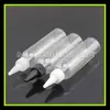 Botella cuentagotas transparente de 120 ml con tapa de punta, botella dispensadora de 120 ml, botella de tinta, botella de pasta con punta