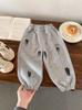 Pantalones de Punto para Niños con Estampado de Pinceladas, Nuevos Pantalones Deportivos de Algodón para Niños de Primavera y Otoño, Suaves, Cómodos, Anti-Pilling, Duraderos
