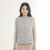 Serie Principal de Empuje de Hongo Suave Hongo Nueva GB 90 Chaqueta Ligera de Plumas de Terciopelo Chaleco Nuevo de Invierno y Otoño para Mujer con Cuello en V y Cuello Redondo