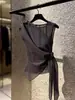 Top de mujer chic, único y súper estiloso con un toque de alta gama, nuevo diseño de verano 2026, camiseta casual de nicho y elegante