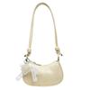Bolso de Axila de Nicho Estilo Coreano para Mujer 2025 Nuevo de Moda Tendencia Bolso de Media Luna de Encaje Bolso de Hombro Simple Bolso de Mano de Moda