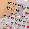 Lindas Pegatinas para Uñas de Mickey Mouse 5D en Relieve Dibujos Animados Mickey y Minnie Pegatinas para Uñas Accesorios Estilo Ca