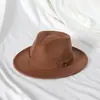 Top de corbata de moño Sombrero de copa Sombrero de amor Sombrero de fieltro Borde pequeño ondulado Sombrero de copa para hombre Sombrero de jazz vintage