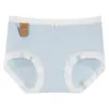 Ropa Interior Femenina de Algodón Natural 7A de Alta Cintura de Xinjiang, Algodón Puro, Entrepierna Interior de Ácido Poliláctico, Ropa Interior Simple Cómoda para Mujeres
