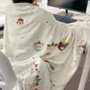 Manta de Vellón de Leche Doble Cara Manta Gruesa para Sofá Manta para Siesta en la Oficina Manta tipo Chal de Vellón de Coral para Dormitorio Persona Individual/Doble