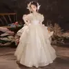 Vestido Infantil Super Fada e Lindo, Vestido de Daminha de Casamento, Vestido de Princesa para Aniversário de Daminha, Vestido para Apresentação de Piano, Novo Modelo 2026