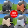 Suministros Automotrices Transfronterizos Reposacabezas de Coche Almohada para Cuello Almohada de Espuma Viscoelástica Cojín Cojín Lumbar Almohada para Cuello de Coche en Stock