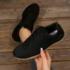 2026 Novos Mocassins Casuais Femininos Camurça Planos com Cadarço Sapatos Forrest Gump Confortáveis Versáteis Tênis Baixos Comércio Exterior