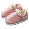 Pantuflas de Algodón Cerradas, Antideslizantes, para Mujeres Mayores, Nuevo Modelo Invierno 2025, Engrosadas y Forradas de Felpa, Zapatos de Algodón Cálidos para Madres, Suela Gruesa