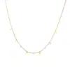 Collar de fragmento brillante brillante brillante para clavícula acero de titanio mini ins accesorios de moda cadena para clavícula mujer