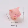 Boneca leitãozinha desenho animado criativo feito à mão DIY peças de acessório cola de creme resina pequenos materiais de acessório atacado
