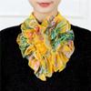 Colarinho feminino com estampa de flores, combinando com as quatro estações, estilo coreano, celebridade da internet, mesma variedade, colar falso