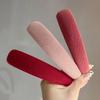 Diadema Retro Roja para Mujer Francesa de Ala Ancha Antideslizante Presión Diadema para el Cabello Elegante Popular Horquilla para el Cabello de Cráneo Alto Adorno para el Cabello
