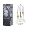 Juego de Utensilios de Cocina con Mango de Silicona Colador Espátula para Freír Cuchara para Sopa Espátula para Freír Utensilios de Cocina para el Hogar Espátula Cuchara para Cocinar Juego de 6 Piezas