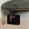 Bolso tote grande retro estilo coreano, nuevo bolso tote de gran capacidad moderno y a la moda 2026, bolso de hombro casual para el día a día y para ir al trabajo, bolso de axila