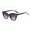 Gafas de personalidad transfronterizas Europa y Estados Unidos montura de gafas montura de gafas nueva moda mujeres combinación de colores ojo de gato gafas de sol gafas de sol para hombre