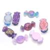 Simulação resina glitter doces acessórios celular shell material de beleza diy comida jogar acessórios artesanais papelaria caixa decoração