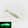 Pesca de fundo Luya cauda T pequena 3,5 cm linha com slot para anzol cauda T inseto macio Isca macia micro isca Luya estilo transfronteiriço