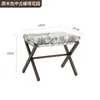 Reposapiés para Sofá, Reposapiés para Pausa de Almuerzo en la Oficina, Reposapiés para Sillón Reclinable, Reposapiés de Madera de Haya, Taburete para Elevar las Piernas, Taburete de Mesa de Café, Taburete Plegable para Cambiarse los Zapatos