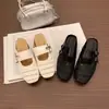 Sandalias retro estilo francés sin cordones para mujer, nuevo modelo de verano 2026, caladas y transpirables, con plataforma para aumentar altura, mules de punta cerrada para personas bajitas