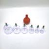 Copas de Ventosas de Goma, Dispositivo de Ventosaterapia para Uso Doméstico, Ventosaterapia sin Fuego, Juego de Seis Copas de Ventosa de Plástico, Ventosas de Succión