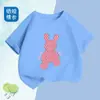 2274# ropa para niños y niñas de cuhk 100 algodón camiseta interior de manga corta camiseta de manga corta ropa para niños nuevo abrigo de verano