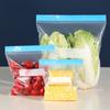 Bolsa de conservación de alimentos para cocina, de grado alimenticio doméstico, con doble sellado, bolsa de plástico transparente espesada para almacenamiento de alimentos.
