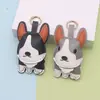 Nuevo Colgante de Bolso para Cachorro Corgi, Llavero de Coche de Bulldog de Cuero, Lindo Colgante de Cuero de Corgi