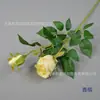 2 rosas búlgaras artificiais para decoração de casamento, flores falsas transfronteiriças para decoração de casa, arranjos florais e decoração de cenários