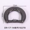Diámetro interior 9mm hebilla semicircular hebilla para zapato hebilla de pasador ropa equipaje accesorios florales para zapato sandalias hebilla de cuero