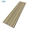 Paneles de Pared de MDF Transfronterizos, Rejillas de Listones de Madera Maciza de Fondo Ecológicas, Paneles Absorbentes de Sonido, Rejillas de Listones de Madera, Paneles de Pared Insonorizados