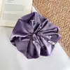 Goma para el pelo de terciopelo estilo Hepburn, con un toque de alta gama, Cuerda para el pelo con perlas, Accesorio para moño para otoño e invierno, para mujer