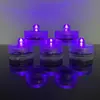 Lámpara de vela LED redonda impermeable, lámpara de vela sumergible colorida, lámpara para pecera, lámpara de buceo para acuario, accesorios de caja de bloques de construcción