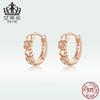 Brincos de Prata Esterlina Quente Transfronteiriços Amor brincos de coração rose gold moda brincos femininos s925 vendas diretas da fábrica