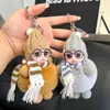 Llavero Colgante de Muñeca con Bufanda de Moda Modelo Nuevo de Gama Alta Decoración de Bolsa de Regalo de Cumpleaños de Peluche para Hombres y Mujeres
