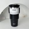 Taza de vacío Taishuo con asa para mujer, gran capacidad, taza de café de acero inoxidable, taza de agua para coche, taza de aspecto atractivo para hombres y niñas