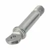 Grillete de Arco de Acero Inoxidable 304 Grillete en Forma de D Bloqueo para Cable de Acero Eslabón de Cadena Hebilla de Acero en Forma de U Herrajes de Grillete de Herradura