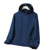 Chaqueta Exterior de Color Sólido en Stock para Primavera y Otoño, Ropa de Montañismo Fina de una Sola Capa, Cortavientos, Transpirable, Chaqueta para Pareja, Impermeable, Ligera
