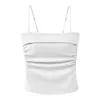 Camisola Lyocell Pure Desire Hombros Descubiertos Espalda Descubierta para Mujer con Copas, adecuada para usar como prenda interior o exterior, top de tubo sexy para base