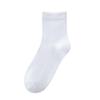 Calcetines para niños Calcetines blancos de algodón puro Calcetines para niños Encaje Calcetines blancos acanalados de burbujas para estudiantes