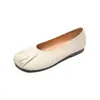 Zapatos Planos de Mujer Personalizados con Punta Redonda y Diseño Slip-On, Zapatos Mary Jane Retro Plegados de Suela Suave, Zapatos para Mujer Tallas Grandes
