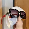 Gafas de Sol de Lujo de Alta Definición, Gafas de Sol Cuadradas de Marco Grande de Gama Alta, Protección Solar, Estilo de Transmisión en Vivo, Gafas Versátiles al por Mayor O