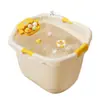 Cubo Grande para Baño de Bebé, Cubo de Baño y Natación para Niños, Cubo para Baño de Bebé, Tina Doméstica para Sentarse, Tina de Cuerpo Completo