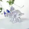 Artesanías de Cristal Animal Navideño Muñeco de Nieve Anciano Triángulo Vaca Gran Dinosaurio Nariz Elefante Escritorio Entrada Adornos de Cristal