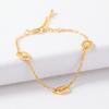 Empilhado Nariz de Porco Clavícula Cadeia Textura de Metal Nicho Único Elegante Colar gargantilha Corrente de Pescoço Pulseira Feminina Nova