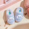 Pantuflas de Algodón de Invierno Sanrio Genuinas para Niños y Mujeres, Suela Gruesa, para Interior, Hogar, Dibujos Animados, Cálidas, Todo Incluido, para Padres e Hijos