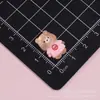 Acessórios de Resina de Animais Fofos Translúcidos Abelha Sapo Cola de Creme Chaveiro DIY Patches Decorativos Venda por Atacado