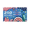 Suministro transfronterizo de bandera de 250 Años de América para decoración