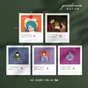 Tarjeta Minimalista de Feliz Cumpleaños Personalizada Linda Tarjeta de Florista Dibujada a Mano Tarjeta de Felicitación de Cumpleaños de Postre y Pastel Ins