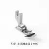 Máquina de Coser Plana Computarizada P351, Prensatelas Anti-Planchado, Prensatelas Plegable Hacia Abajo, Prensatelas para Dobladillo, Prensatelas para Puntada de Pespunte, Máquina de Coser Industrial